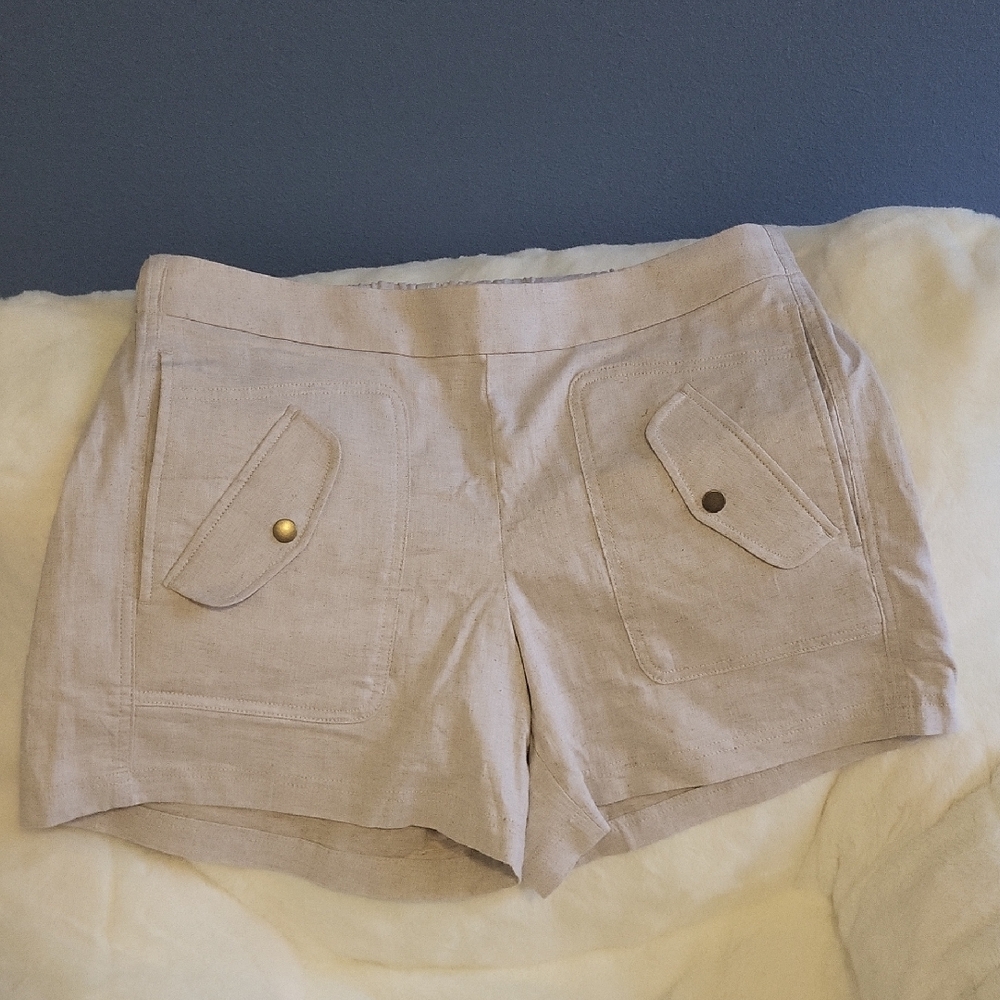 Banana Republic Tan Cargo Shorts Lightweight Cotton